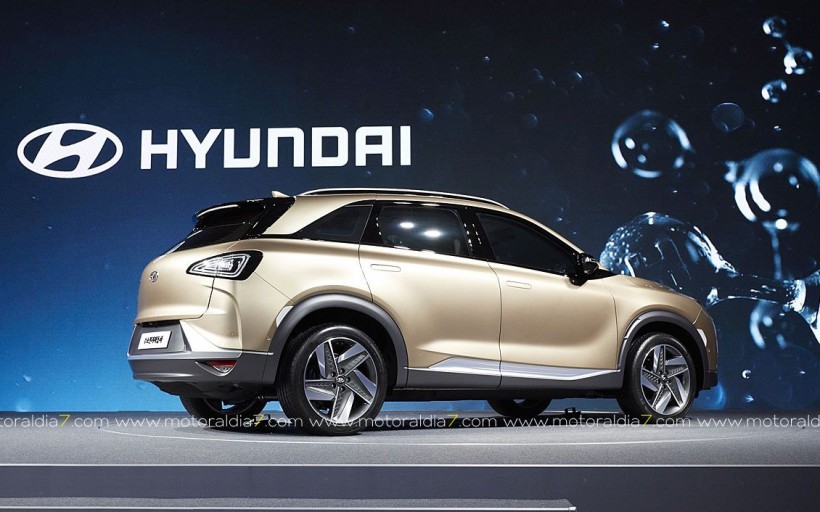 SUV Hyundai con pila de combustible
