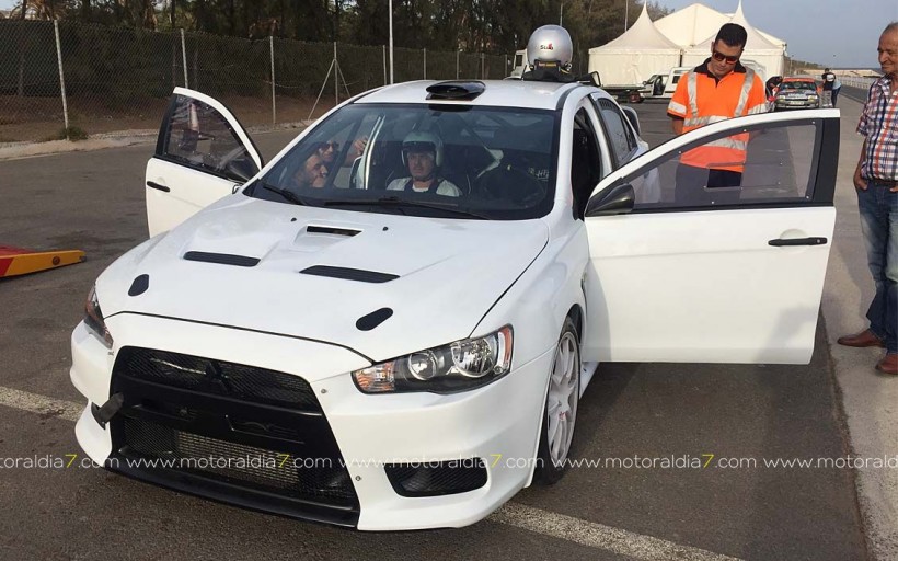Miguel Cabral ya probó su EVO X N+