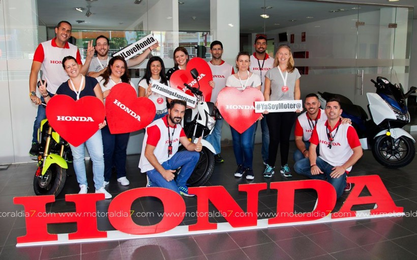 Broche de oro al II Curso de Iniciación a la Scooter de Honda Canarias
