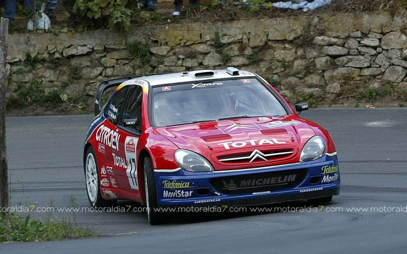 Kris Meeke con un Citroën Xsara WRC en el Rally Legend