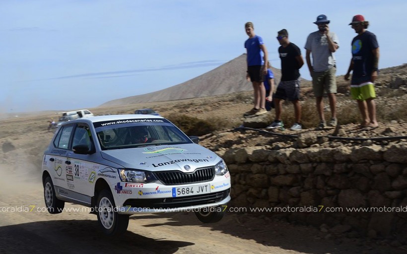  Daniel y Alexis Santana, victoria y liderato en La Oliva