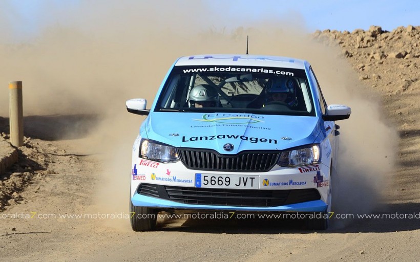  Daniel y Alexis Santana, victoria y liderato en La Oliva