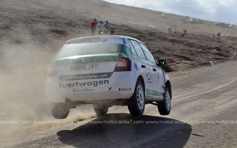  Daniel y Alexis Santana, victoria y liderato en La Oliva