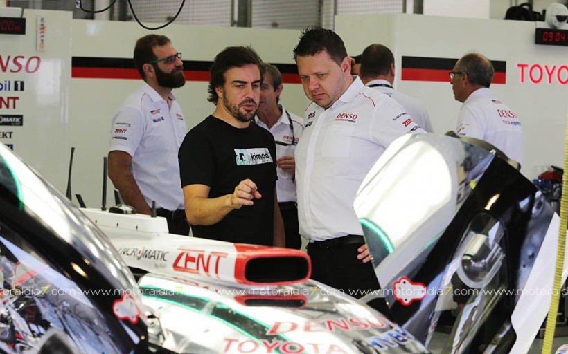 Alonso con Toyota