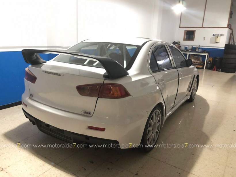 Así es el Evo X R4 de Vicente Bolaños