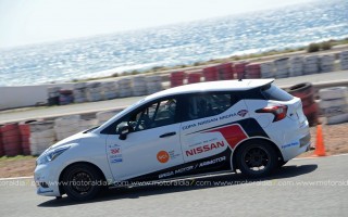 Primeras pruebas del Nissan Micra de la Copa