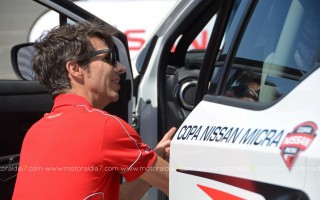 Primeras pruebas del Nissan Micra de la Copa