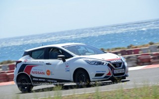 Primeras pruebas del Nissan Micra de la Copa