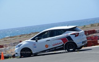 Primeras pruebas del Nissan Micra de la Copa