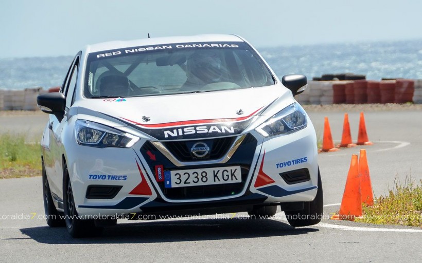 Primeras pruebas del Nissan Micra de la Copa