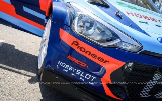 Toñi Ponce probó su Hyundai i20 R5