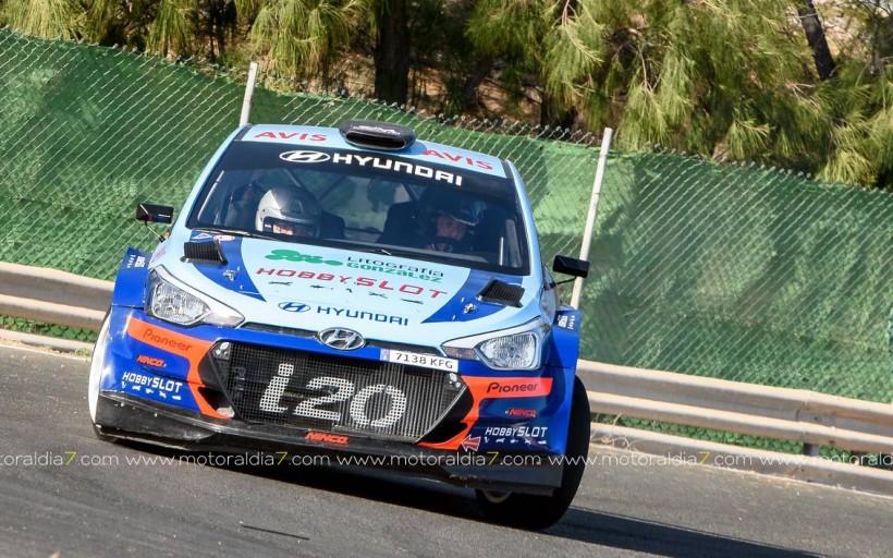 Toñi Ponce probó su Hyundai i20 R5