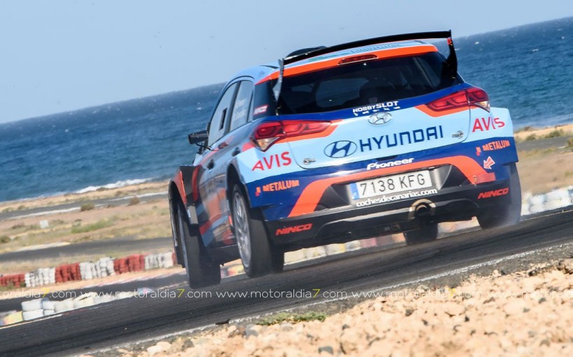 Toñi Ponce probó su Hyundai i20 R5