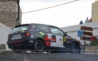 Victoria de Ponce y González, en un rally con final de infarto