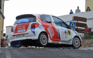 Victoria de Ponce y González, en un rally con final de infarto
