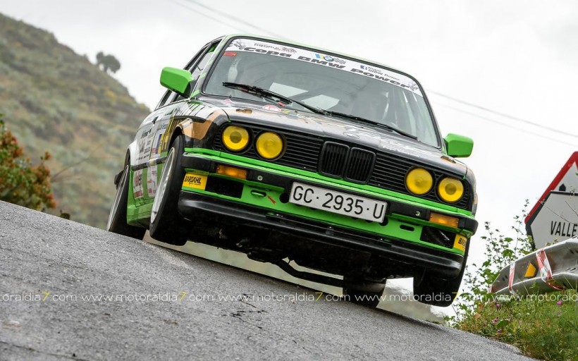 Victoria de Ponce y González, en un rally con final de infarto