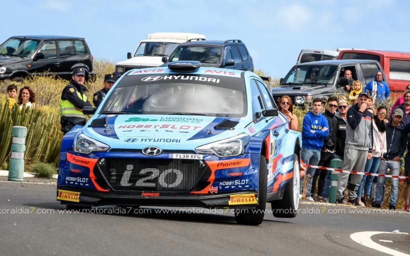 Victoria de Ponce y González, en un rally con final de infarto