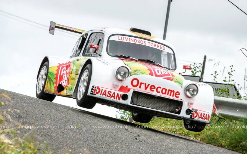 Victoria de Ponce y González, en un rally con final de infarto