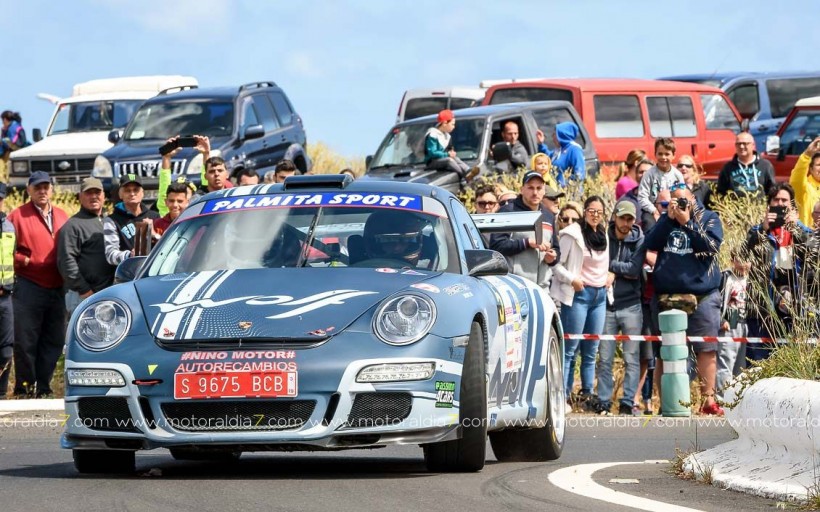 Victoria de Ponce y González, en un rally con final de infarto
