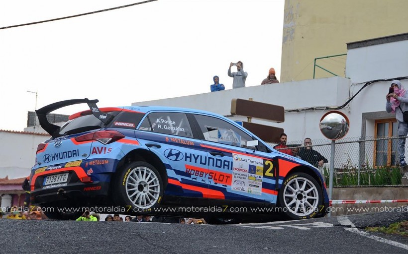 Victoria de Ponce y González, en un rally con final de infarto