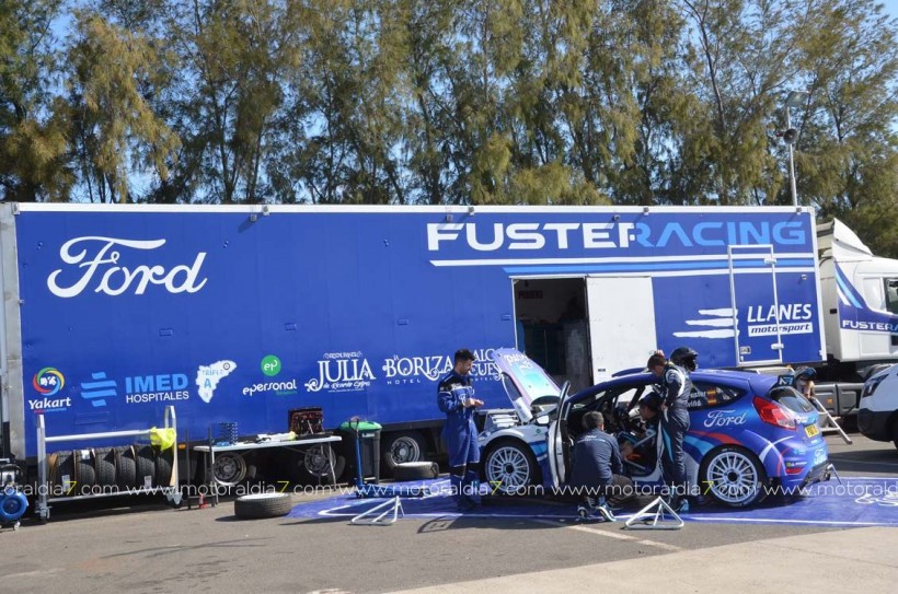 Monzón y Fuster probaron en el Circuito de Maspalomas