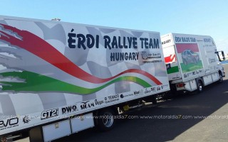 Los equipos se preparan para el día de tests en el Rally Islas Canarias