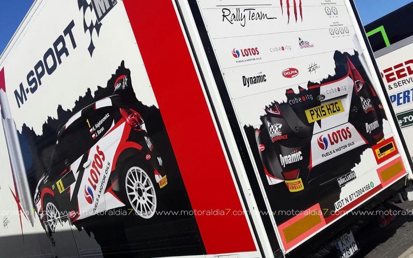 Los equipos se preparan para el día de tests en el Rally Islas Canarias