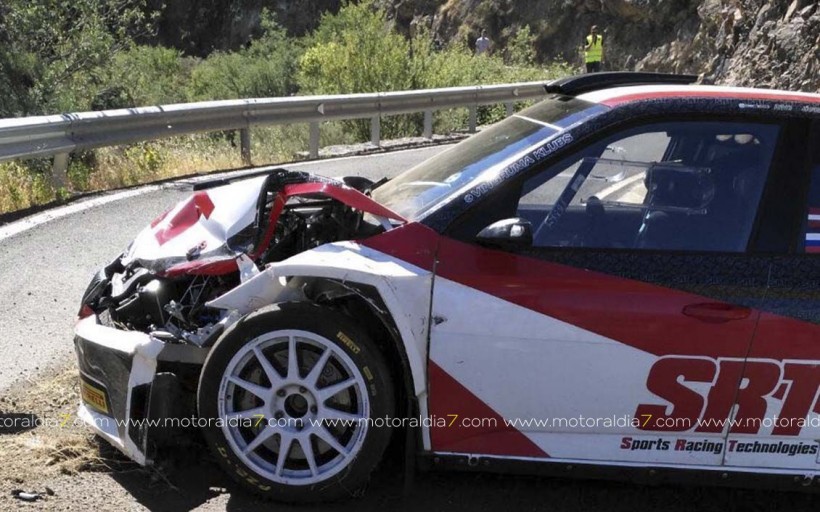 Primer incidente del 41º Rally Islas Canarias 