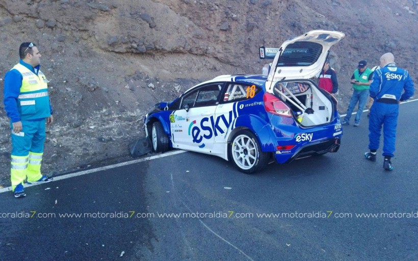 Primera baja del Rally Islas Canarias 