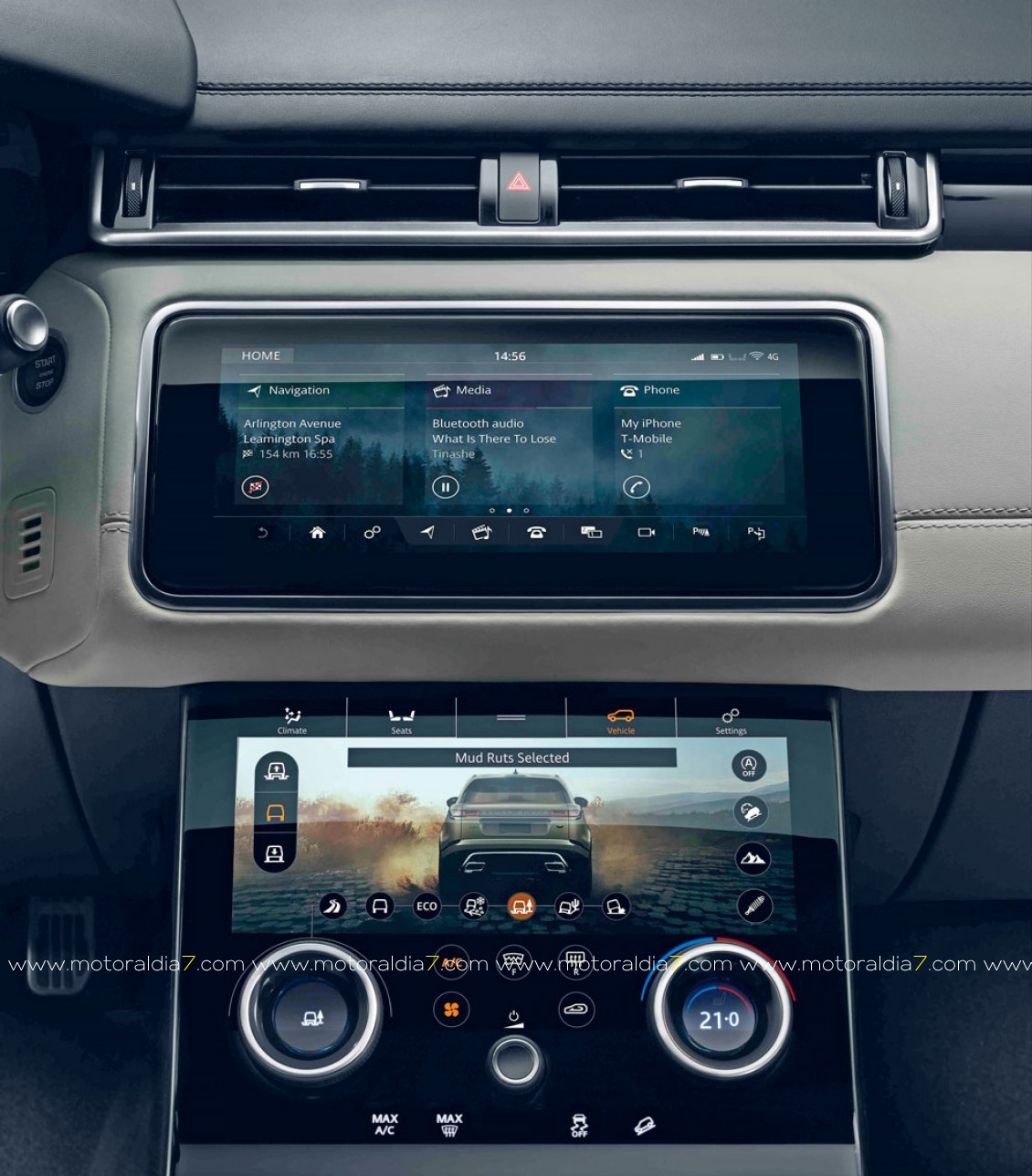 Ampliado los niveles de lujo y confort para el Velar