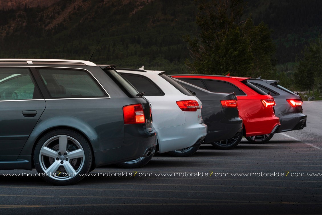 Audi RS6, cuatro generaciones de altas prestaciones