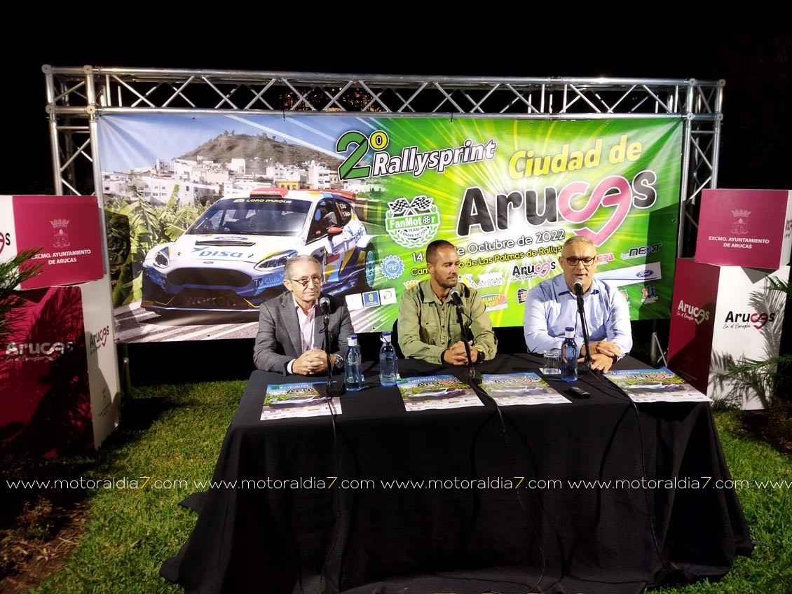 El Rallysprint de Arucas con 40 inscritos
