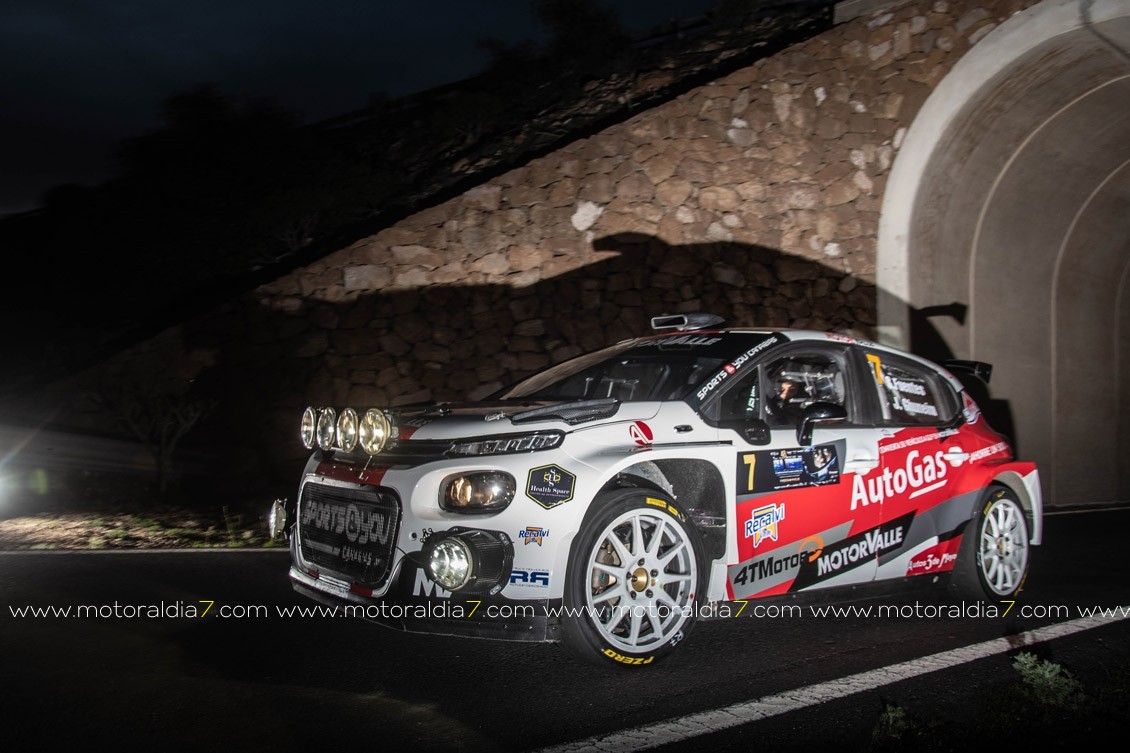 Cruz y Mujica marcan el ritmo en el Rally Isla Tenerife