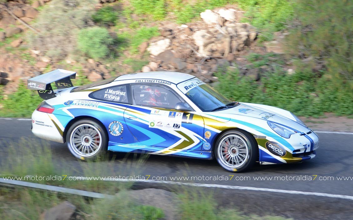 Toñi Ponce y Pedro Domínguez, ganadores en el Rally de Maspalomas