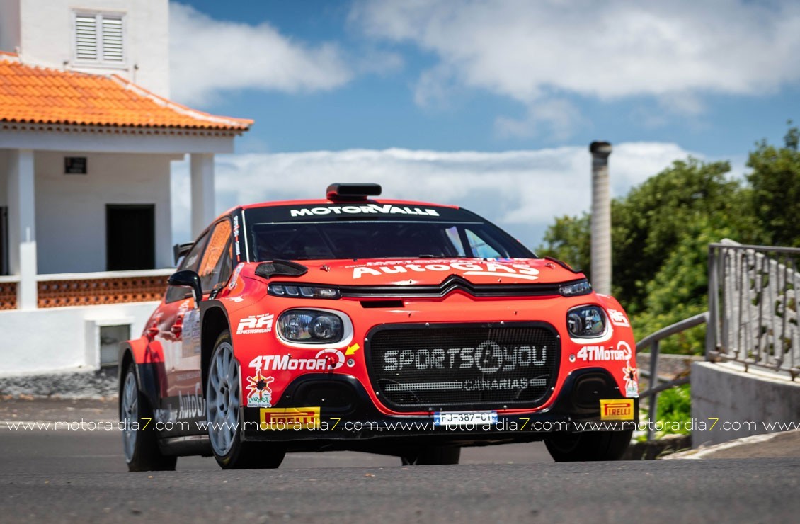 Victoria Víctor Abreu y Luis Rodríguez en el Rally Ciudad de La Laguna