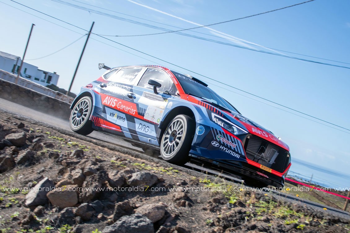 Victoria de Yeray Lemes y Aitor Cambeiro en el Rally Isla de Lanzarote