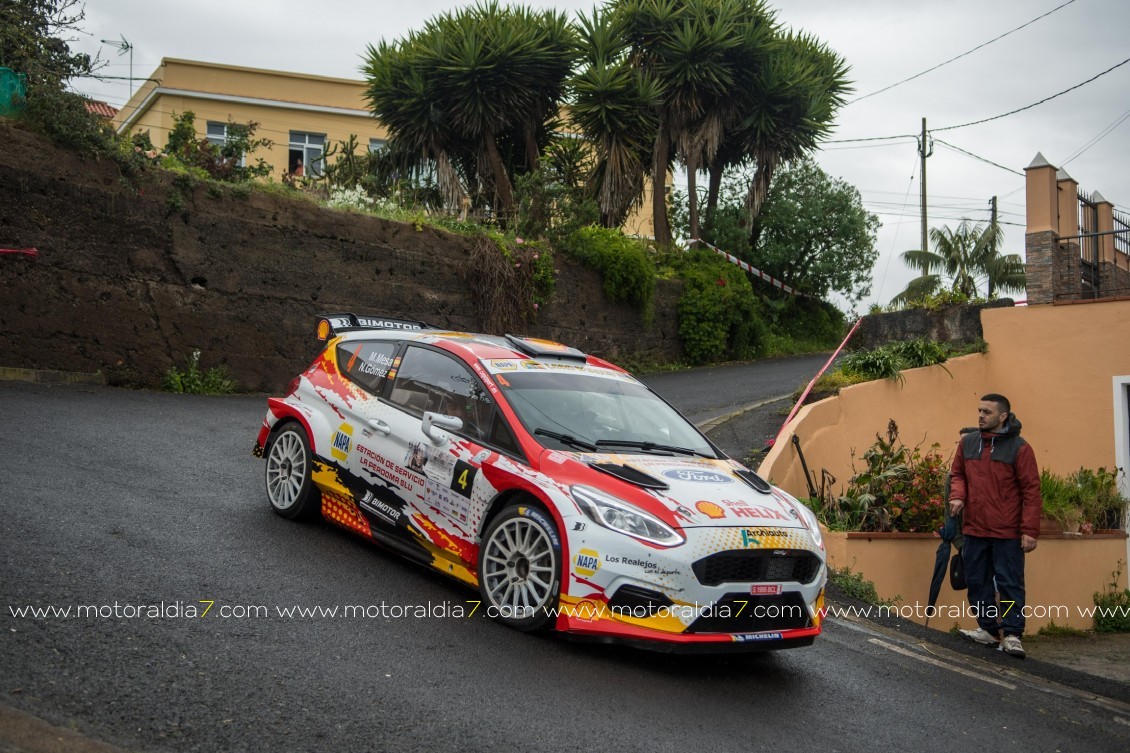 Victoria de Fuentes y Hernández en un caótico Rally Norte de Tenerife