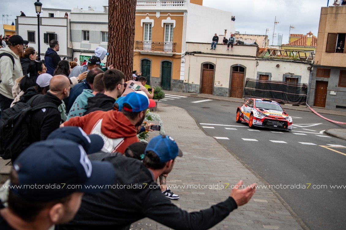 Rovanpera, es inalcanzable y vuela en el Rally Islas Canarias