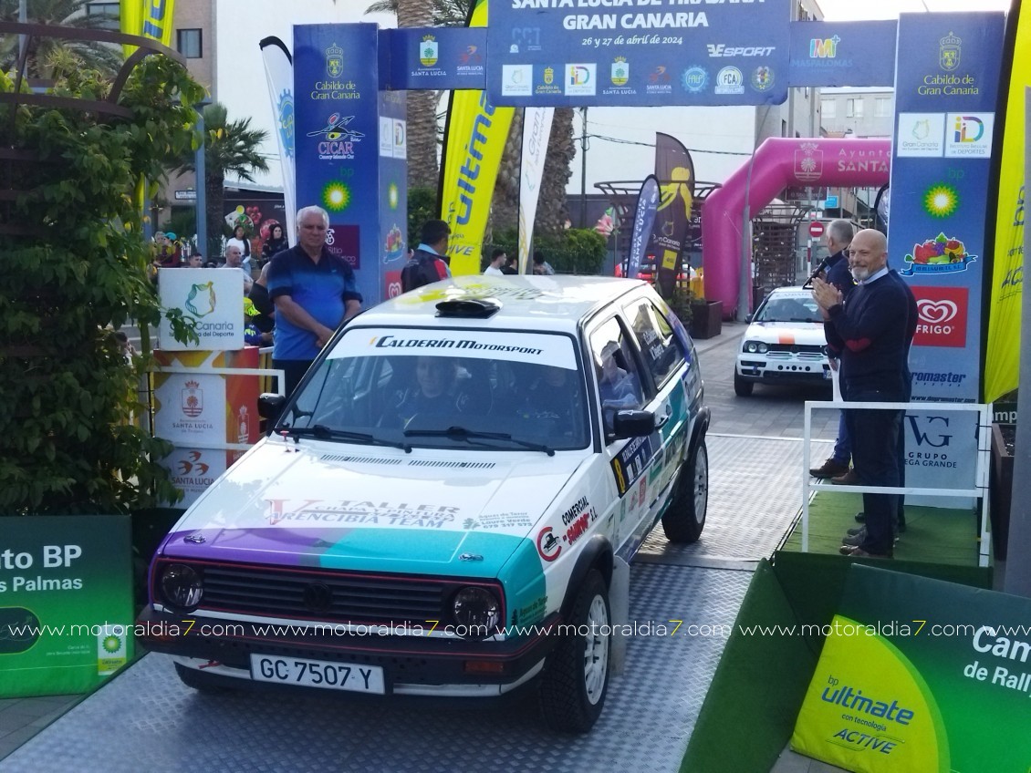 44 vehículos en el Rally de Tierra de Santa Lucía