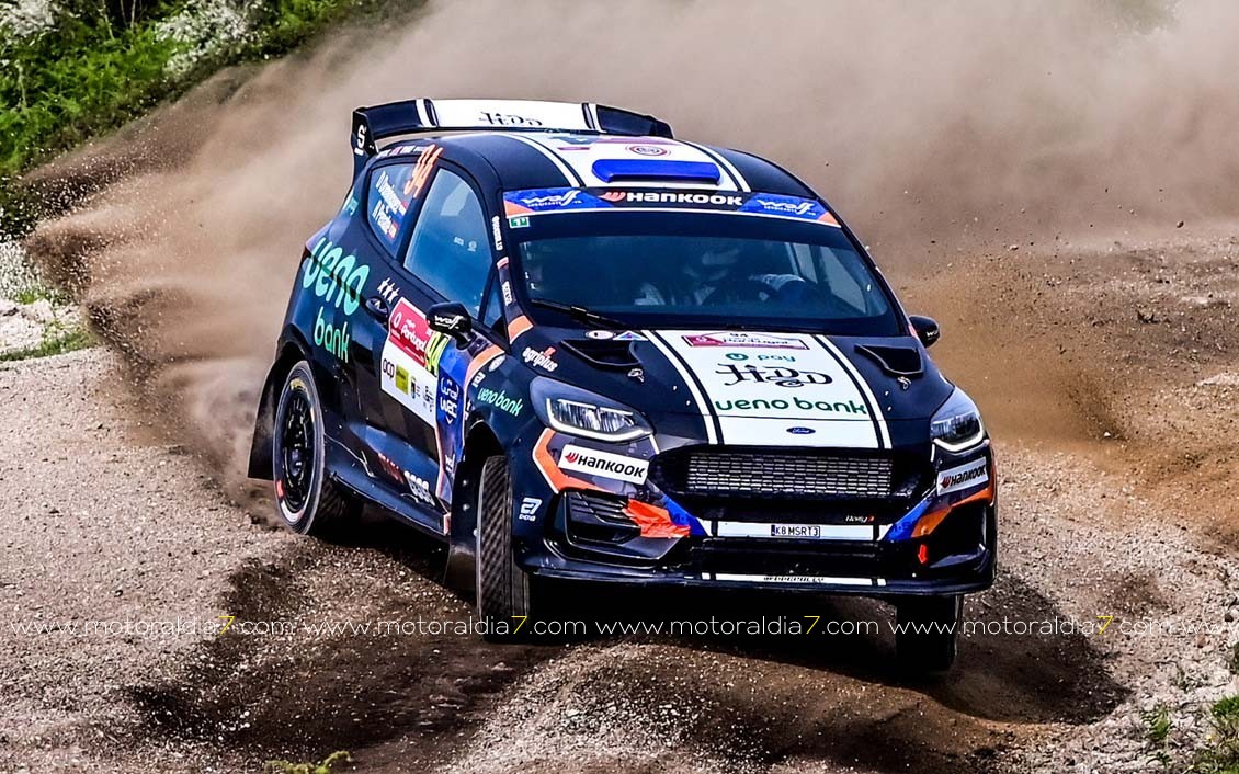 Domínguez y Peñate octavos de WRC3 y WRC Júnior en Portugal