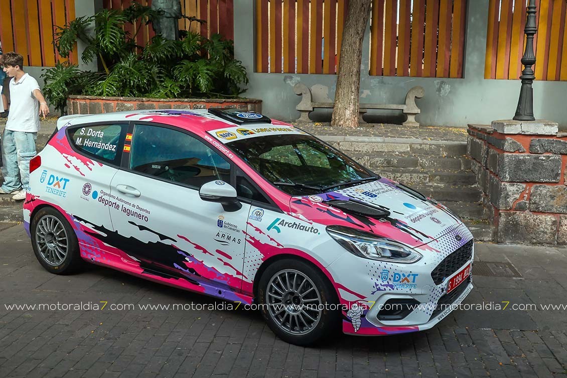 Mujer y Motor de DISA Copi Sport en el Rally Ciudad de La Laguna
