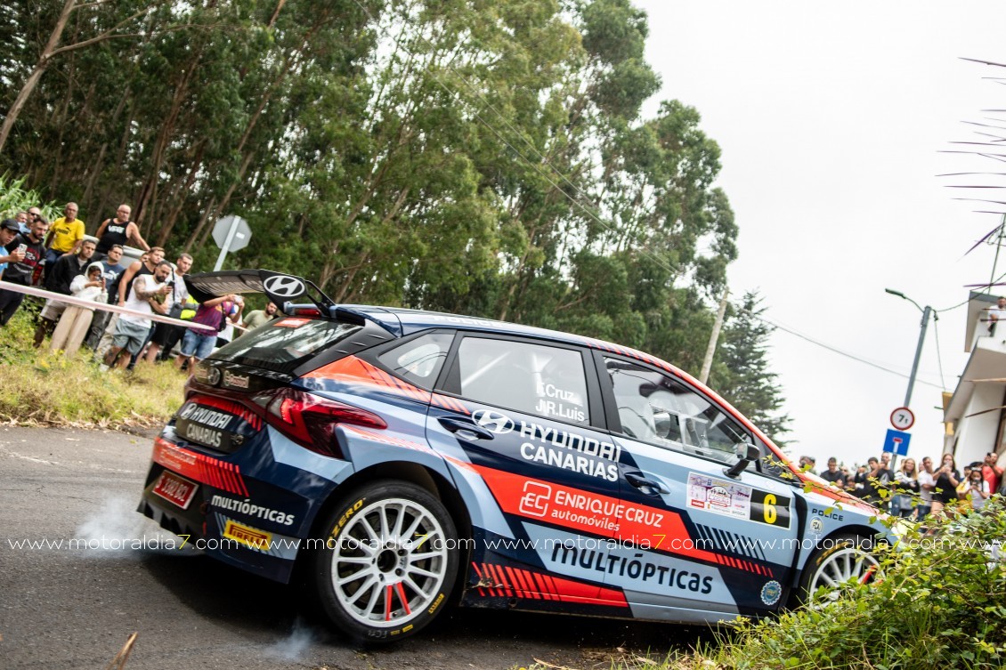 Cruz y Mujica, primeros en el shakedown del 11º Rally Ciudad de La Laguna