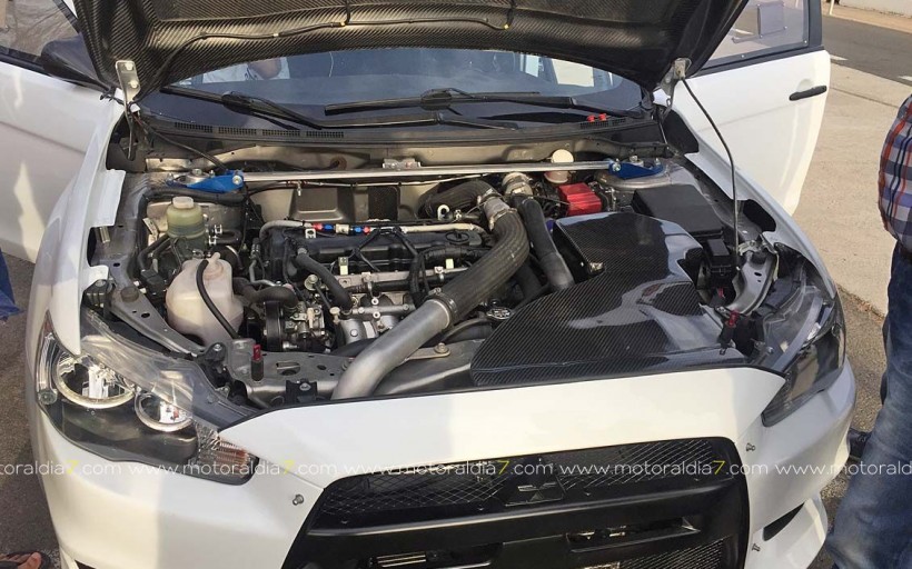 Miguel Cabral ya probó su EVO X N+