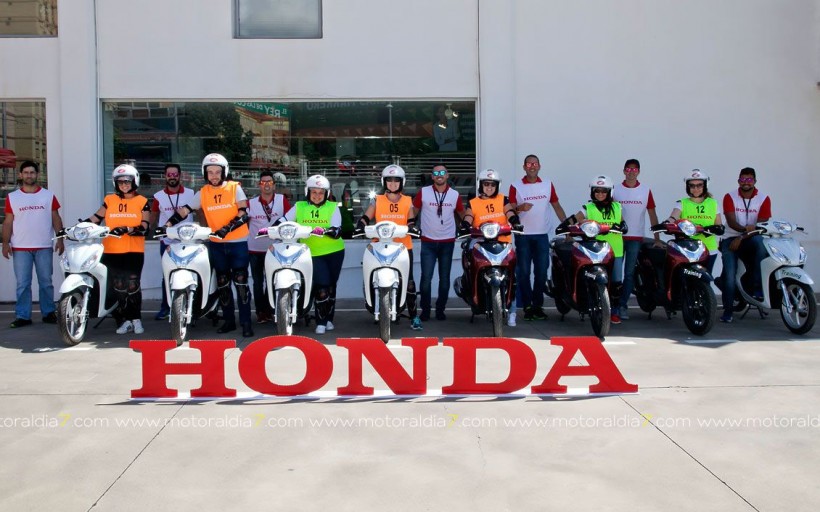 Broche de oro al II Curso de Iniciación a la Scooter de Honda Canarias