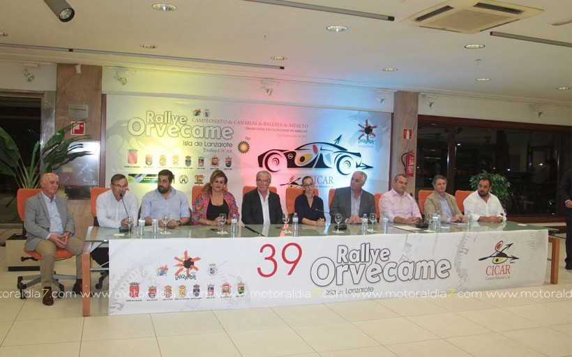Presentado el Rally Orvecame Isla de Lanzarote